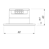 Détecteur de mouvement intelligent et intelligent Kit d'éclairage LED pour escalier Lumière LED encastrée pour escalier avec contrôle Détecteur de mouvement pour lampe murale d'escalier