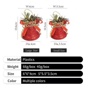 Campanas Decorativas Navideñas 2024 en Promoción, Adorno Colgante para Árbol de Navidad, Campana de Navidad para Negocios - Product Image 2