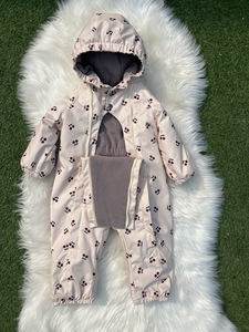 Tuta gattonante per bambini tuta impermeabile primavera autunno pagliaccetto Casual con cerniera stampa Cartoon per ragazzi ragazze - Product Image 2