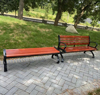 Banc en composite bois-plastique pour extérieur, planche décorative pour terrasse, banc de jardin