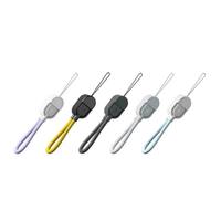 Câble de charge rapide Type-C vers Type-C avec conducteur en cuivre pur PD60W pour banques d'alimentation iPhone, matériau TPE, câble de 17 cm avec sangle pour téléphone