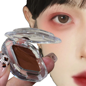 <span class=keywords><strong>Fard</strong></span> <span class=keywords><strong>à</strong></span> paupières en poudre rouge brun mat avec paillettes nacrées, faible saturation, ombre de terre, maquillage minéral imperméable, dropshipping - Product Image 3