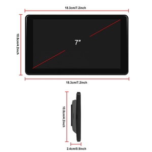 Màn hình ô tô Podofo di động không dây Carplay/Android Auto 7 inch HD, hỗ trợ AirPlay, Android Cast, phát nhạc BT, phát sóng FM - Product Image 5