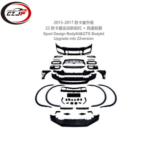 CZJFกันชนหน้าAssy Bodyสําหรับ<span class=keywords><strong>Porsche</strong></span> <span class=keywords><strong>Cayenne</strong></span> 2015-2017 อัพเกรด<span class=keywords><strong>2022</strong></span>กีฬ<span class=keywords><strong>GTS</strong></span>ด้านหน้าLip - Product Image 3