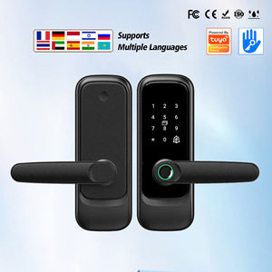 Tuya nhà thông minh an ninh khóa cửa với sinh trắc học vân tay & mật khẩu thẻ IC cho nhôm & gỗ Wifi kết nối - Product Image 3