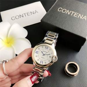 Montre à quartz de luxe pour femmes, montre en acier inoxydable étanche, fabricant de montres classiques vintage pour femmes, montres avec logo - Product Image 3