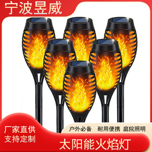 Lampe torche solaire à LED pour extérieur, lampe de jardin étanche, décoration de chemin et de cour - Product Image 5