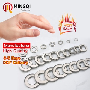 M10 thép carbon mạ kẽm đồng bằng phẳng máy giặt cho bu lông và đai ốc Fastener phần cứng chống gỉ Kích thước tùy chỉnh - Product Image 1