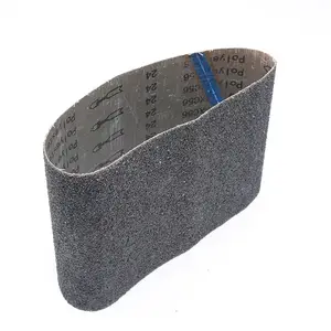 200*750 black silicon carbide sanding belt for polishing stone glass