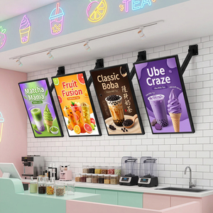Cadre d'affichage lumineux LED mural, boîte à lumière personnalisée en acrylique, affichage publicitaire ultra fin - Product Image 6