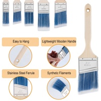 Pinceles de pintura de alta calidad, personalizados, de la marca Purdy, con mango de madera, tipo Angel Brush, en diferentes tamaños.