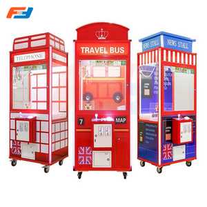 Máquina de Juego Arcade con Monedas, Tipo Cabina Telefónica Roja Retro de <span class=keywords><strong>Londres</strong></span> - Product Image 3