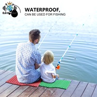 Tapis de sol pliable en mousse EVA imperméable pour pique-nique, camping, randonnée, coussin de siège, tapis de chaise de stade