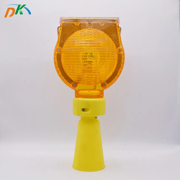 DEKE PC-Schale für Außenbereich Straßensignal Baulampe Verkehrskegel Solar-Barrikadenlicht