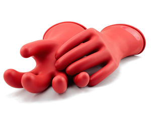 Gants isolants pour électriciens longs, <span class=keywords><strong>classe</strong></span> <span class=keywords><strong>0</strong></span>, 5 kV, IEC60903 - Product Image 3