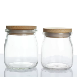 <span class=keywords><strong>Mini</strong></span> pots en verre vides de 200 ml (7 oz) pour yaourt, pudding, ou comme pots à <span class=keywords><strong>miel</strong></span>, avec couvercles en liège, pour cadeaux de mariage - Product Image 6