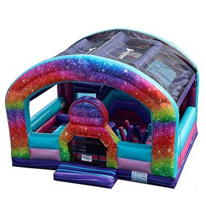 Castello Gonfiabile per Bambini a Tema Zoo, Città degli Animali, Giungla, Parco Giochi per Bambini - Product Image 4