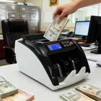 Machine de comptage d'argent portable pour les dénominations mixtes avec affichage à l'écran pour le comptage d'espèces et de factures mixtes Mini