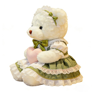 Mini ours en peluche personnalisé 2026 avec robe, ours en peluche marron pour enfants et cadeaux pour adultes - Product Image 2