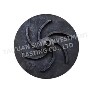 Kunden spezifische GGG50 duktile Gusseisen Laufrads chale Form halboffene Pumpen teile und Guss dienste - Product Image 3