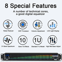 Égaliseur graphique audio numérique professionnel Biner D331 à 31 bandes