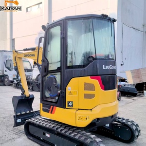 Mini-excavatrice sur chenilles LiuGong 9027F d'occasion de 2,7 tonnes pour travaux de construction/agriculture/terrassement - Product Image 4