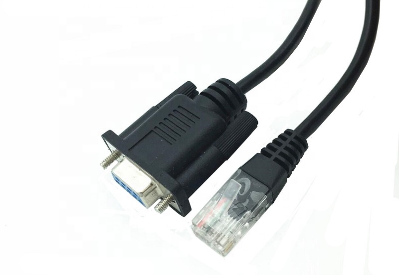 Câble série RS232 DB9 mâle vers RJ45 8P8C mâle