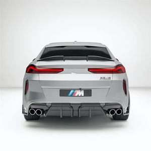 ชุดแต่งคาร์บอนไฟเบอร์แห้งสำหรับ BMW X6M รุ่น X6M RZ-style ประกอบด้วยลิ้นกันชนหน้าคาร์บอนไฟเบอร์ สปอยเลอร์ และสเกิร์ตข้าง - Product Image 5
