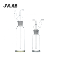 Bouteille de lavage au gaz en verre borosilicate multi-trous, verrerie de laboratoire, 25 ml-5000 ml