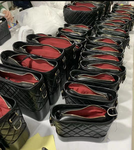 Sacs à main de luxe pour femmes de grandes marques, en cuir véritable avec broderie de nœuds et de fleurs - Product Image 5