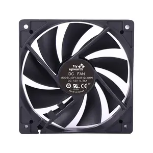 China Factory Delicate Design 120*120*25mm DC12025 Two ball bearing Stable CE Approved PC Case Axial flow Fans & Cooling