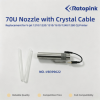 Nouvelle buse Ratopink VB399622 70U avec câble cristal, qualité A+, couleur vive, remplacement pour V-jet 1210/1220/1510/1610/1240/1280 CIJ