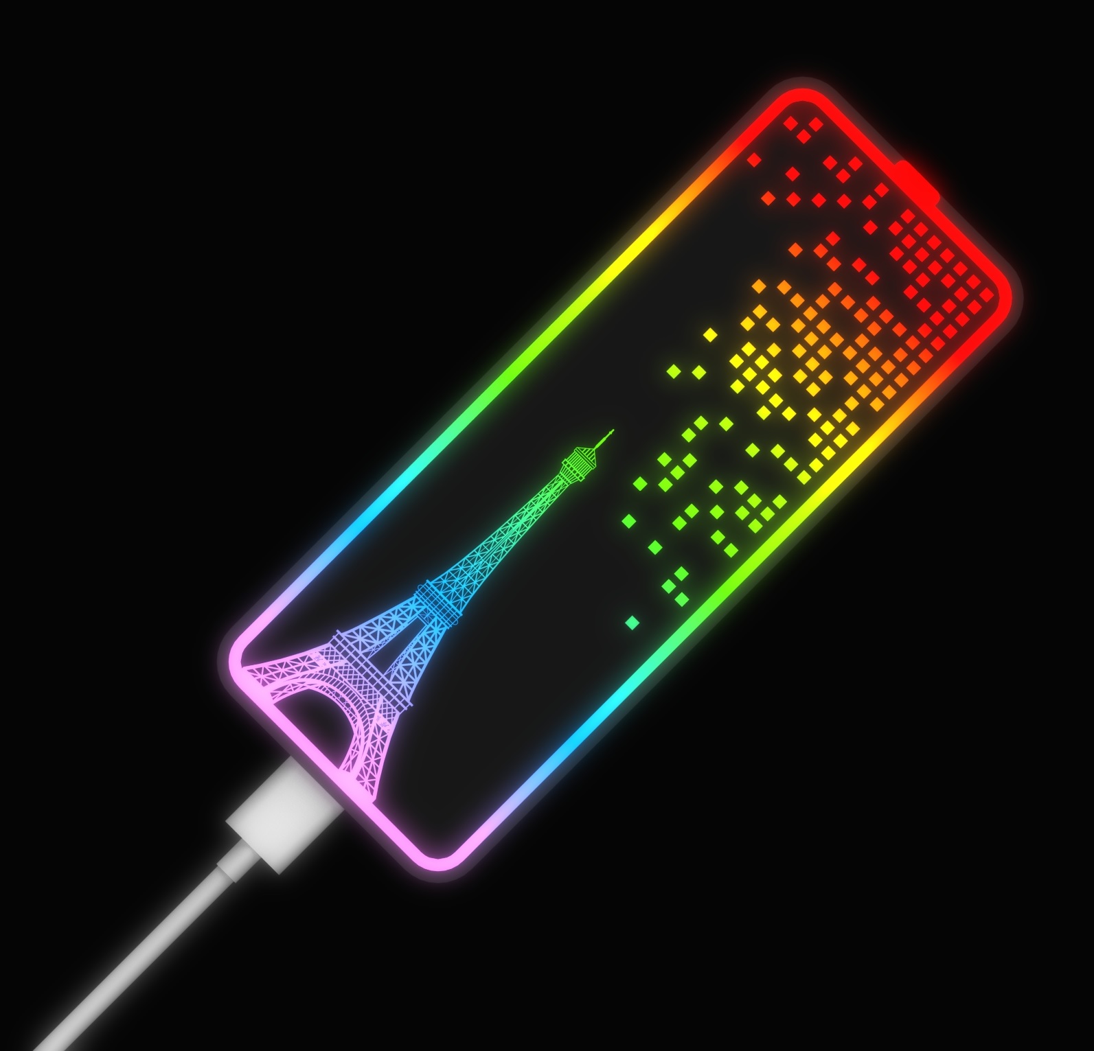 Новейшая подсветка M.2 Nvme Rgb корпус SSD портативный корпус для жесткого диска копия и передача данных