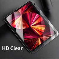 Protection d'écran en verre trempé pour iPad 9, iPad Air 5, iPad Pro 11, dureté 9H, anti-rayures, HD clair, film anti-éclats