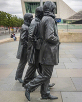Escultura de Bronce de Banda Musical a Tamaño Real Personalizada para Decoración de Exteriores, Espacios Públicos y Paisajes Comerciales