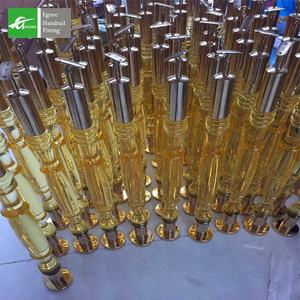 中国サプライヤーメーカーの近代的なステンレス鋼クリスタルアクリル階段手すり柱付き屋外用 - Product Image 4