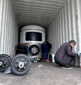 각도로드 압정 상자 말 배송 상자가있는 4 말 플로트 트레일러를위한 넓은 공간 - Product Image 6