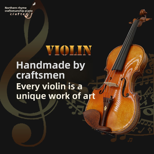 Violín CHENTUO CT2.11 de Primera Calidad para Estudiantes, Hecho a Mano con Madera de Arce, Madera de Brasil, Fibra de Carbono, Universal, Multi-Estilo, Viola de Madera Sólida y Ébano - Product Image 4