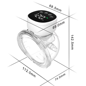 Tiralatte Elettrico in <span class=keywords><strong>Silicone</strong></span> per Uso Alimentare con Funzione di Ingrandimento, Certificato CE, Prezzo di Fabbrica - Product Image 1