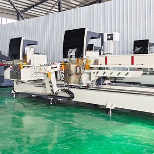 Equipo de Corte de Ventanas de Doble Cabezal, Máquina CNC Automática de Alta Eficiencia para Fabricación de Perfiles de Aluminio <span class=keywords><strong>y</strong></span> UPVC - Product Image 2
