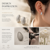 Boucles d'oreilles originales en zircon, argent 925, plaqué or 18 carats, forme de boule, bijoux d'anniversaire pour femmes