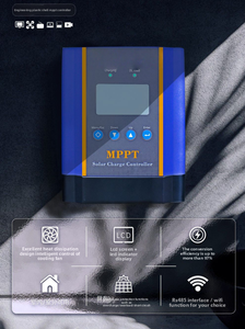 Régulateur de charge solaire intelligent <span class=keywords><strong>MPPT</strong></span> 30A 60A 100A Régulateur de batterie LCD WIFI 12V24V36V48V pour Homr RV Système solaire hors réseau - Product Image 5
