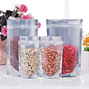 Mylar bags resealable ziplock stand up food storage bag