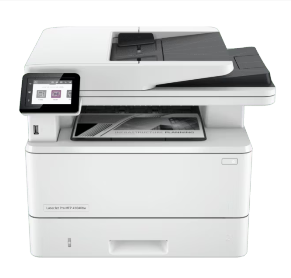 For HP4104fdw Black and White Automatic Duplex Laser All-in-one Machine Continuous Copy Wireless Print Copy Scan Fax Printer