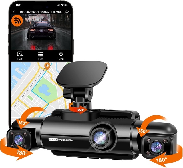 Wholesaler 360 Degree All Sides Car Dvr Wifi Gps Dash Cam Car Camera Night Vision Recording 4 Channel Dashcam 4K