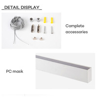 Éclairage de design d'intérieur, lampe suspendue de bureau, lampe suspendue réglable pour bureau, salle à manger