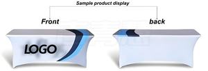 Fitted And Tight <strong>Cloth</strong> <strong>for</strong> Rectangle <strong>Table</strong>, Wrinkle-Free And Stretch <strong>Table</strong> Cover <strong>for</strong> Party, Wedding, Banquet And Birthday. - Product Image 6