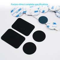 Nouveau support magnétique pour téléphone de lit, accessoire rond noir électroplaqué, patch magnétique, capteur de lumière, modèle DY001, vente en gros transfrontalière