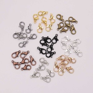 Lot de 1000 fermoirs mousquetons en alliage de zinc plaqué pour bijoux, colliers, porte-clés, accessoires de bricolage - Product Image 2