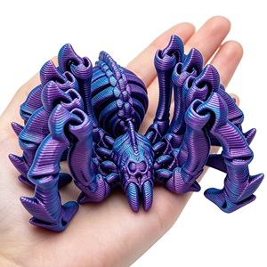 Statuetta di Ragno Articolato Stampata in 3D, Statua di Ragno Horror con Articolazioni Mobili, Decorazione da Scrivania per Halloween, Giocattolo Antistress - Product Image 1